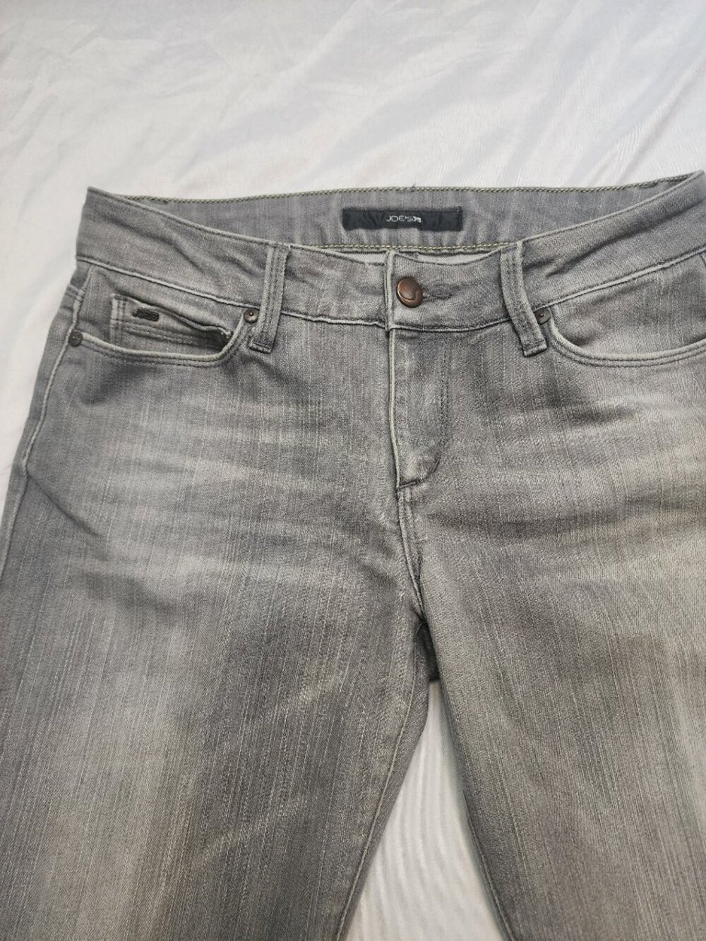 Joe's Jeans Chelsea Skinny Jeans Nikki Gray Wash Stretch Denim Women's Size 27 - Picture 8 of 12